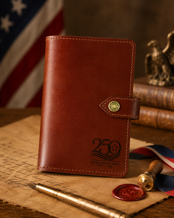 America 250 Leather Journal Cover | 1776–2026 Commemorative Edition