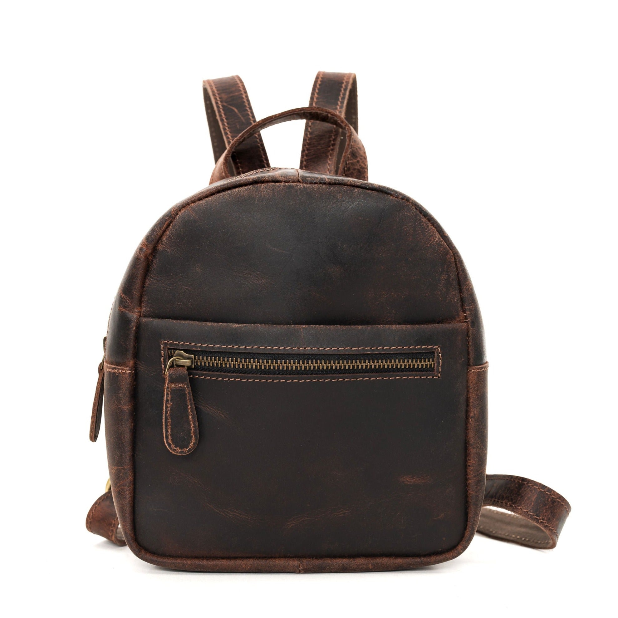 Small leather backpack online purse